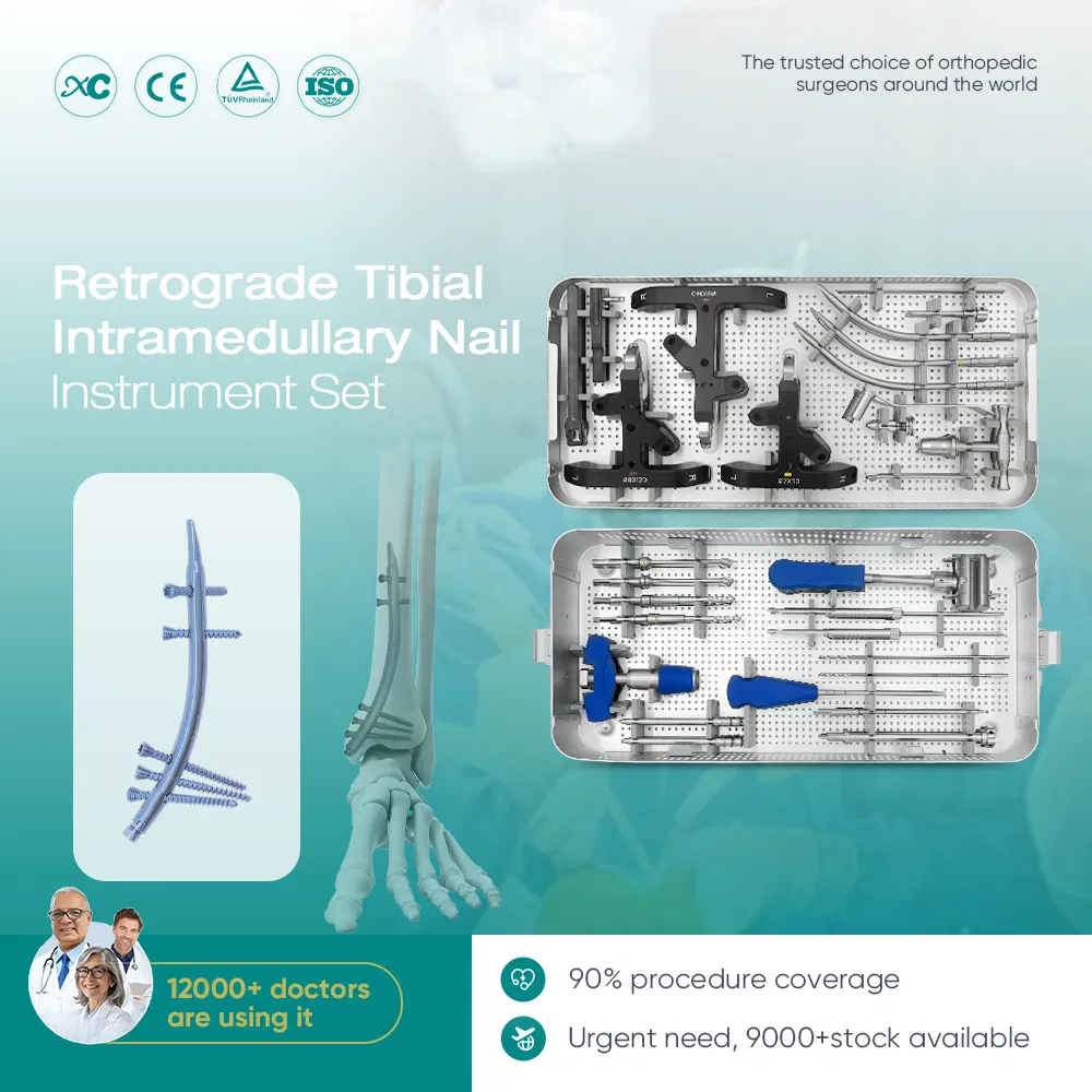 Retrograde Tibial Intramedullary Nail Instrument Set