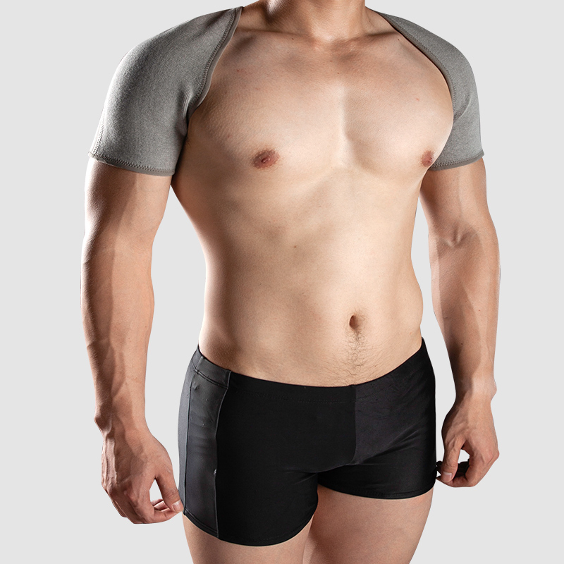 Adjustable Single Shoulder Brace Elastic Gym Sports Support Strap Wrap Orthopedic Braces