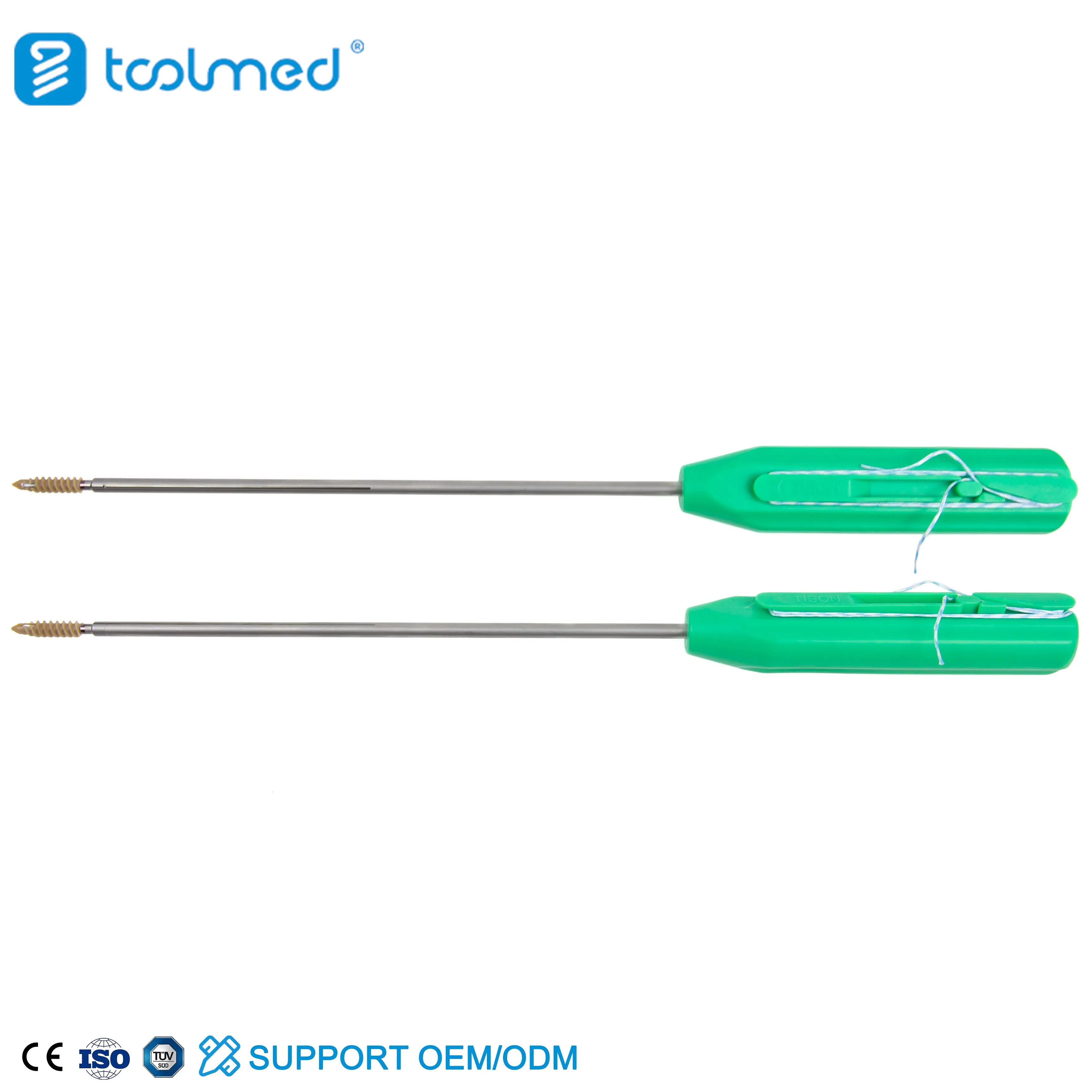Knotted Titanium Suture Anchor (without no seams nor needle work)
