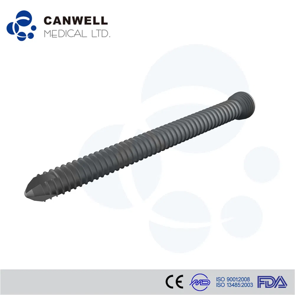 Canwell Orthopedic Titanium Distal Fibular Fracture Locking Plate, Osteosynthesis Fibula Plate