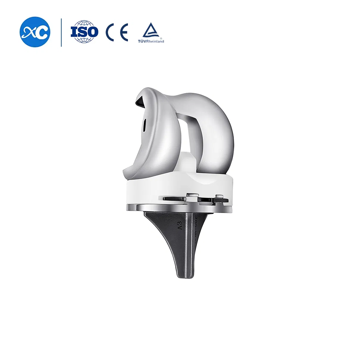 Artificial Titanium Knee Replacement