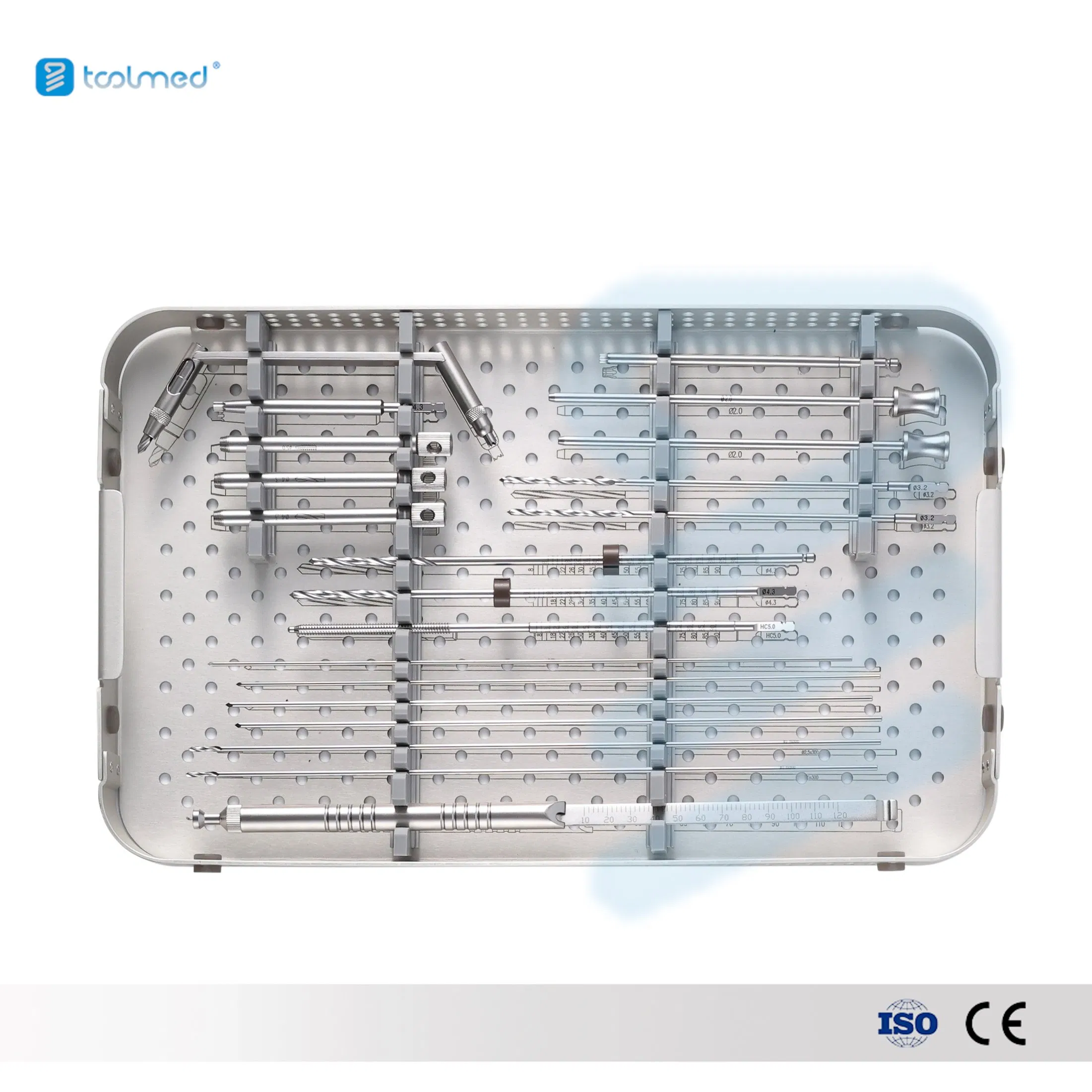 Orthopedic Surgical Instruments Set Medical Osteotomy Locking Plate Titanium System for Bone Cutting &amp; Fixation in Surgery