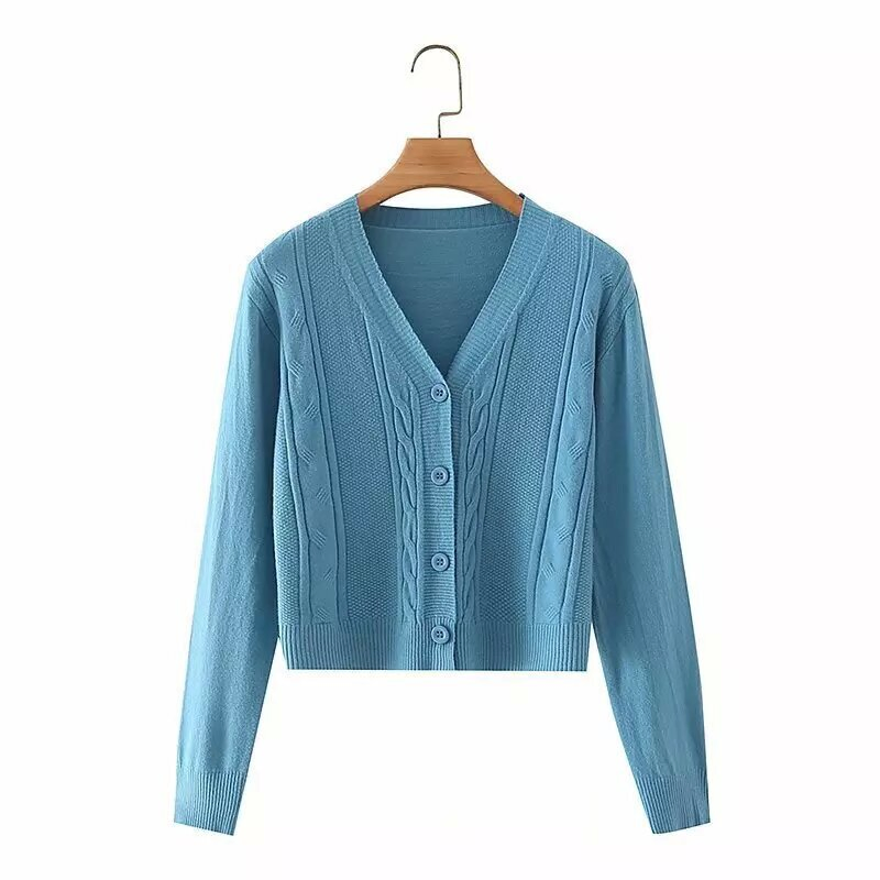 Specializing in Manufacturing Women's Cardigan Sweaters Knitted Sweaters