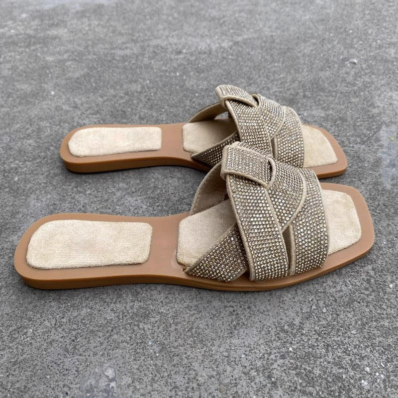 Women's Trendy Open-Toed Flats for Spring Autumn Non-Slip Soft TPR Insole Quality Ladies Sandals Fashion Style Summer Collection