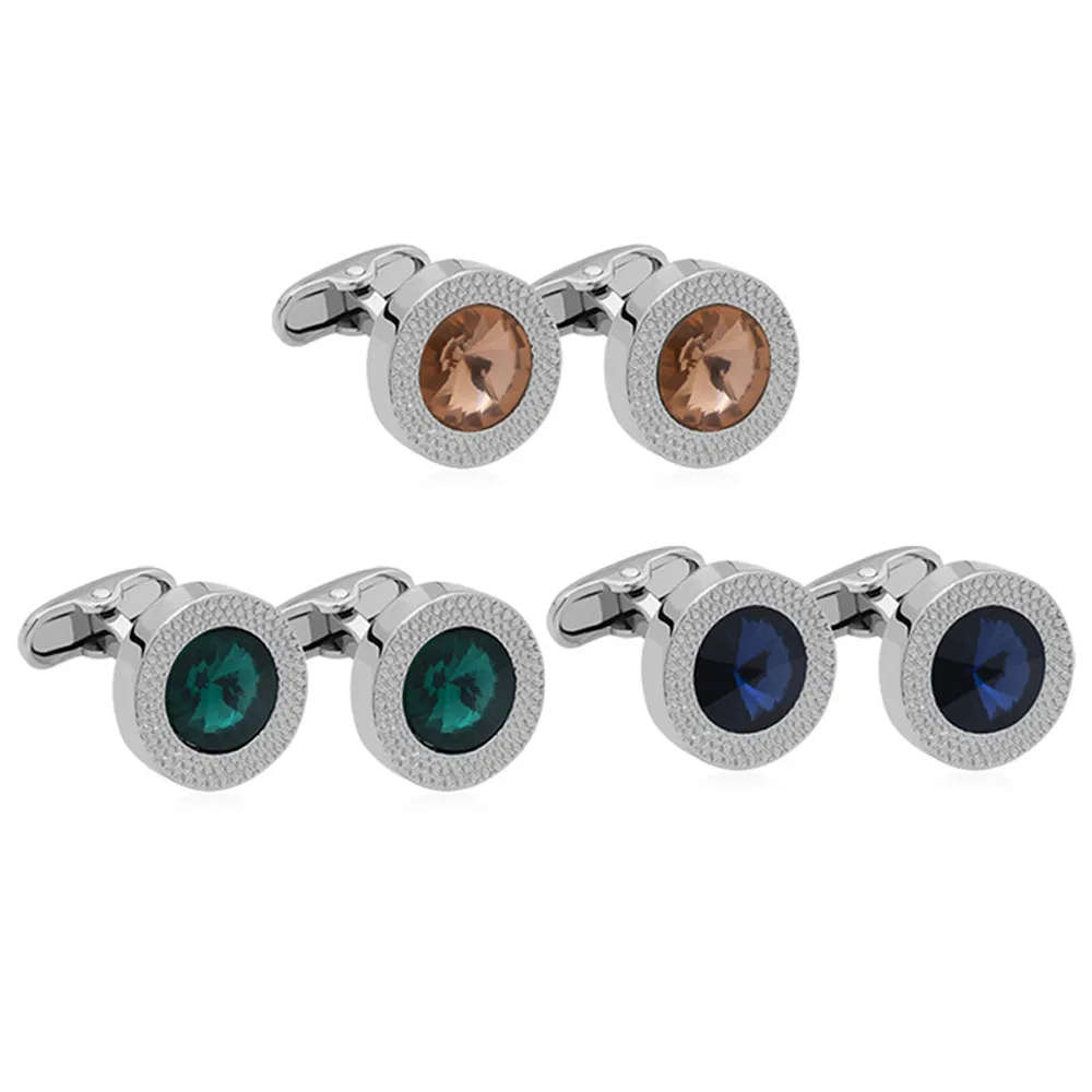 High Quality Minimalist Cuff-Links Rustproof Copper Stainless Steel Business Casual Wedding Attire