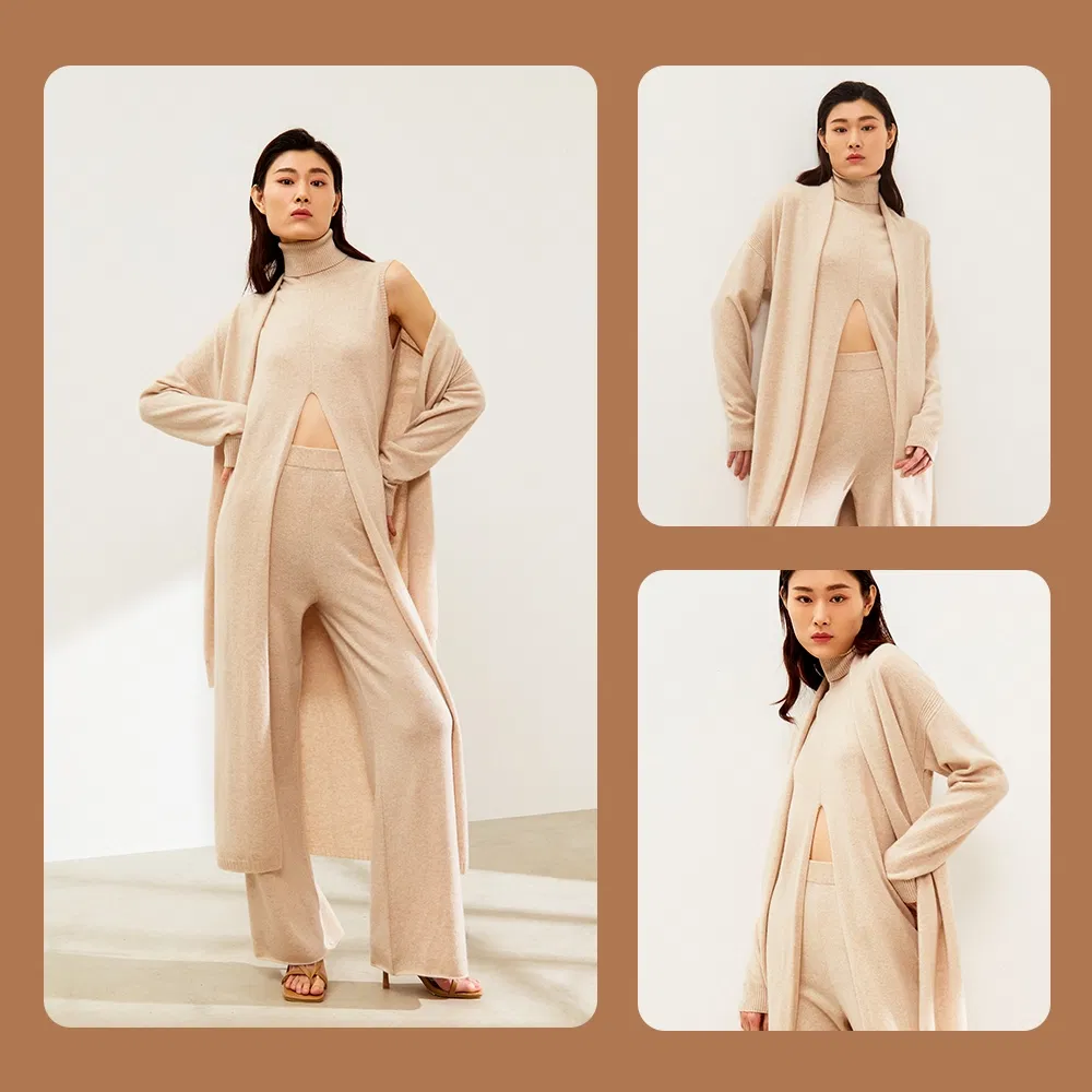 Women Knitwear Winter Causal Long Knit Sweater