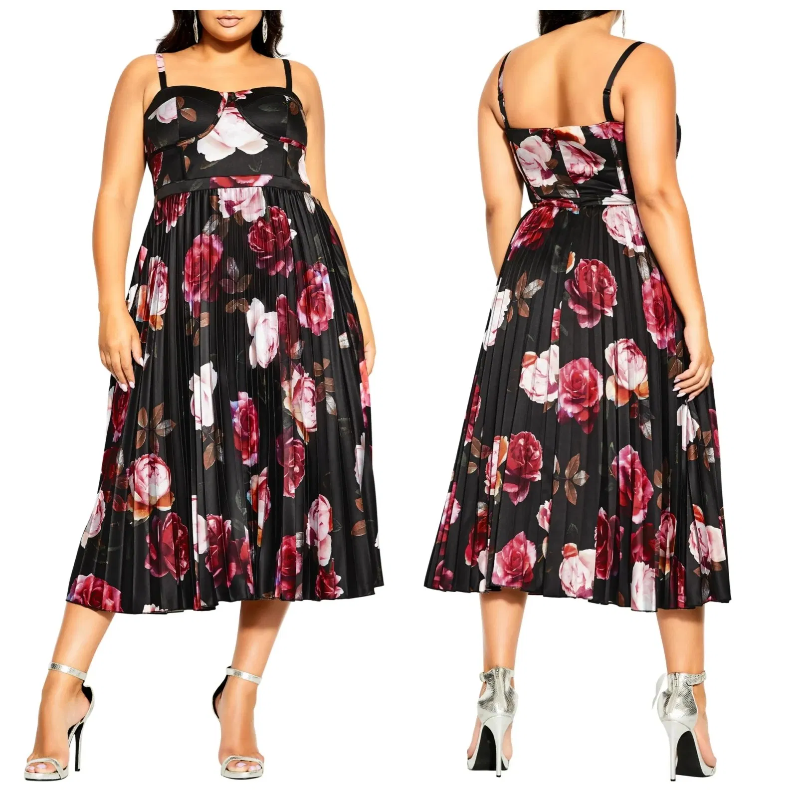 Sweetheart Neck China Apparel Factory Wholesale Fashion MIDI Clothes Summer Elegant Sexy High Waist Maxi Clothing Plus Size Women Dress