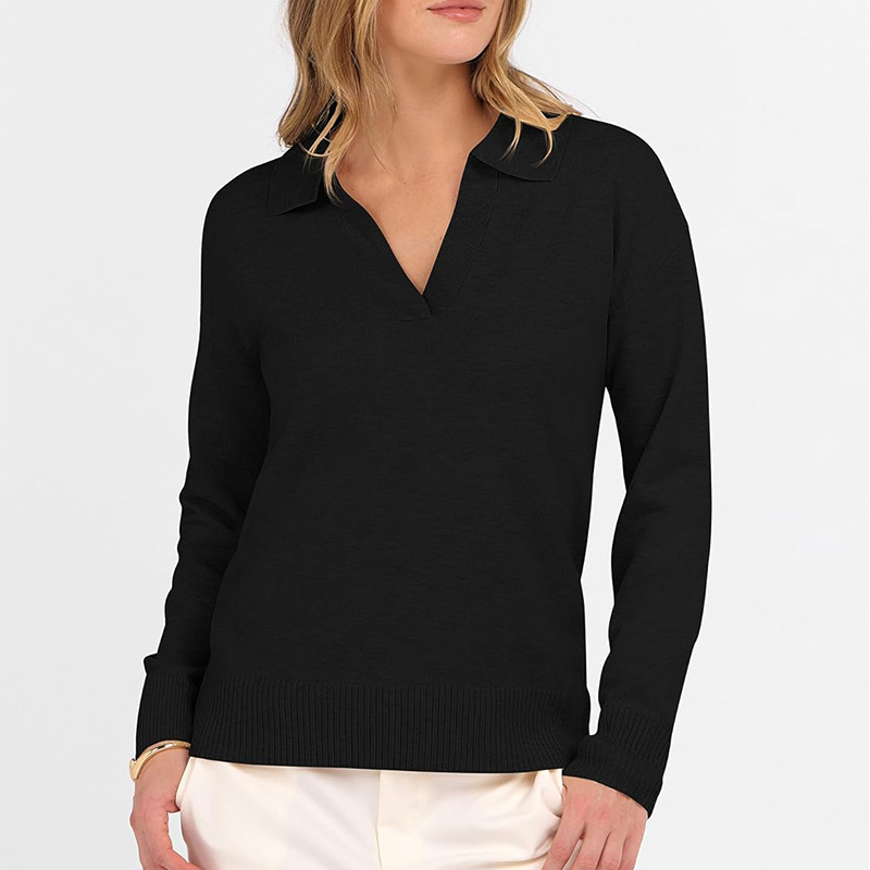 Sweater Factory Fashionable Women's Streetwear Pullover Knitwear with Elegant Design