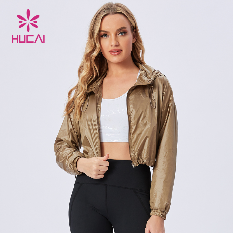 Wholesale Custom Street Wear High Quality Fitness Apparel Women Jacket