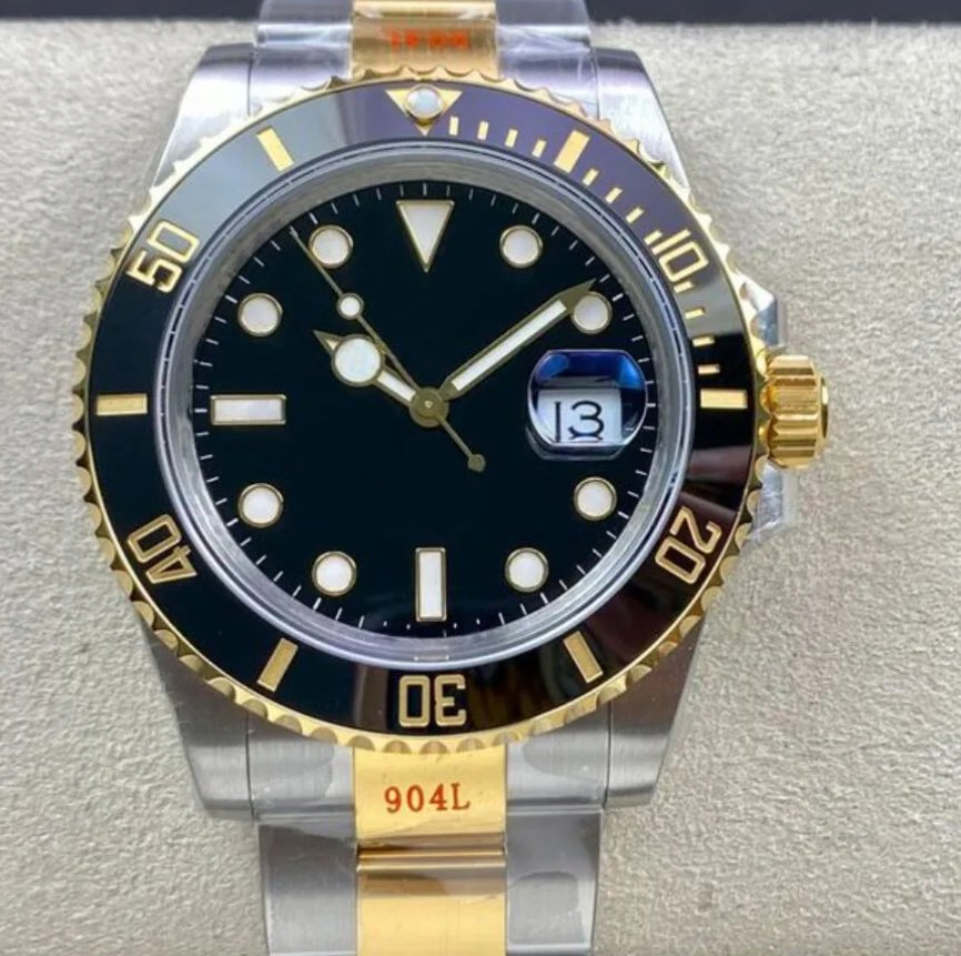 High Grade Men Automatic Wristwatch Scratch Proof Sapphire Glass Waterproof Luminous Stainless Steel Business Watch