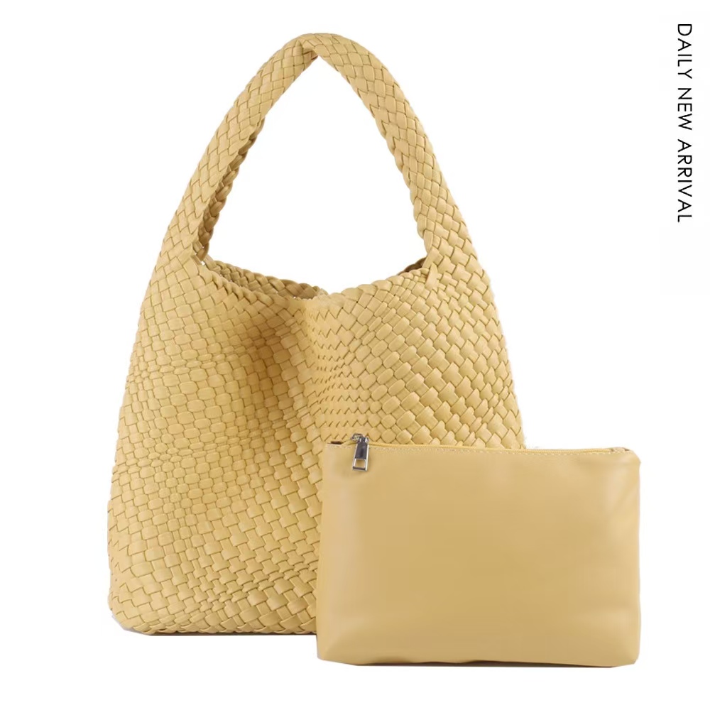 Fashion Women's Casual Tote Bag PU Leather Durable Waterproof Megnetic Zipper Closure Soft Stylish Large Capacity Eco-Friendly