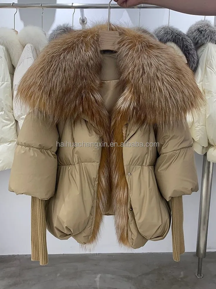 Modern Black Fur Coat