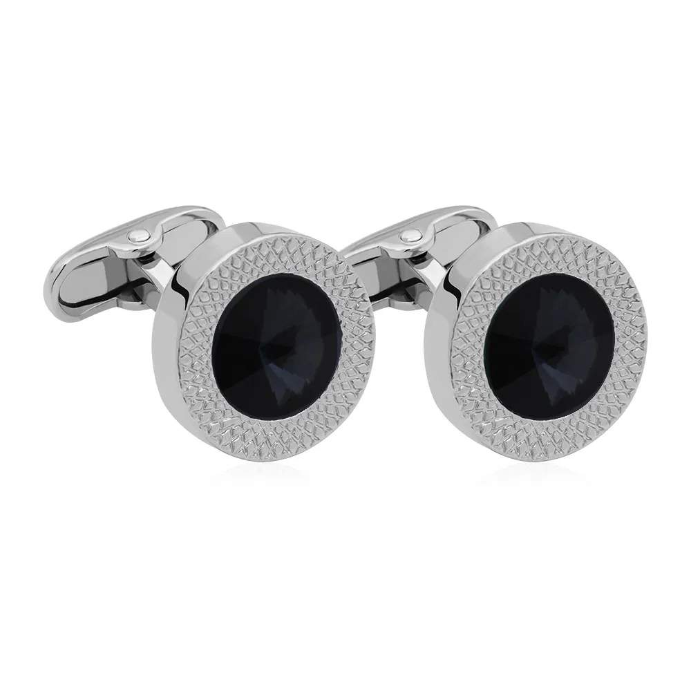 High Quality Minimalist Cuff-Links Rustproof Copper Stainless Steel Business Casual Wedding Attire