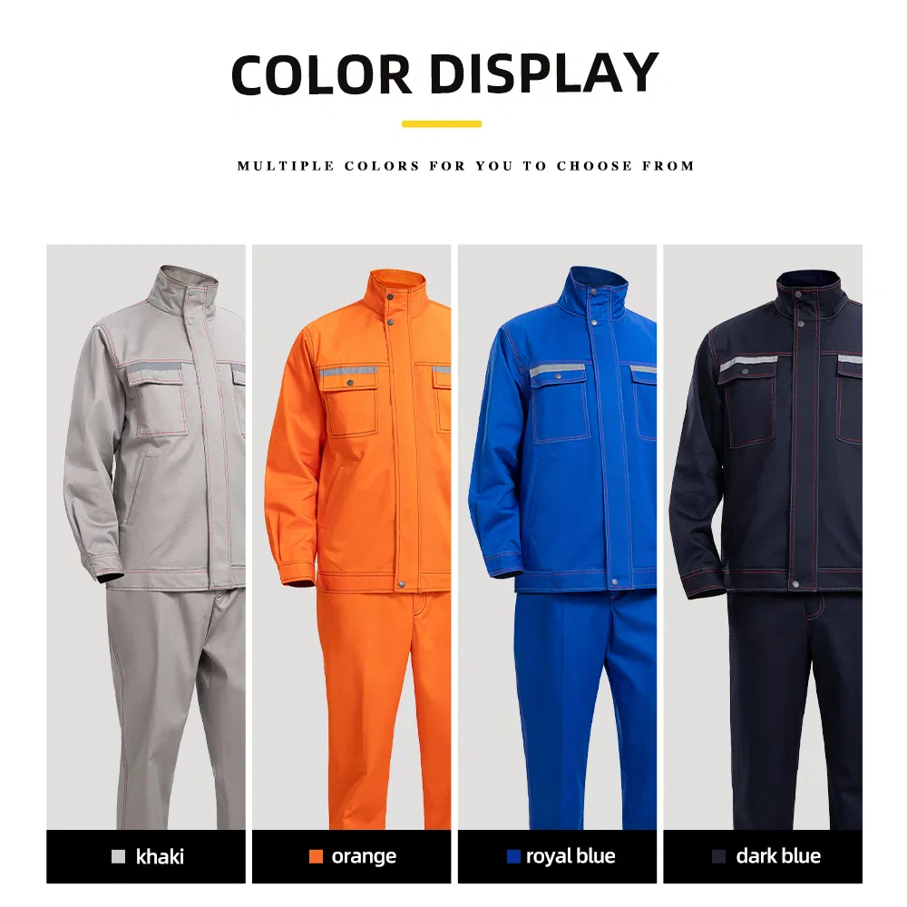 Fr Work Clothing for Men Custom Logo Size 100% Cotton Flame Retardant Workwear Overalls