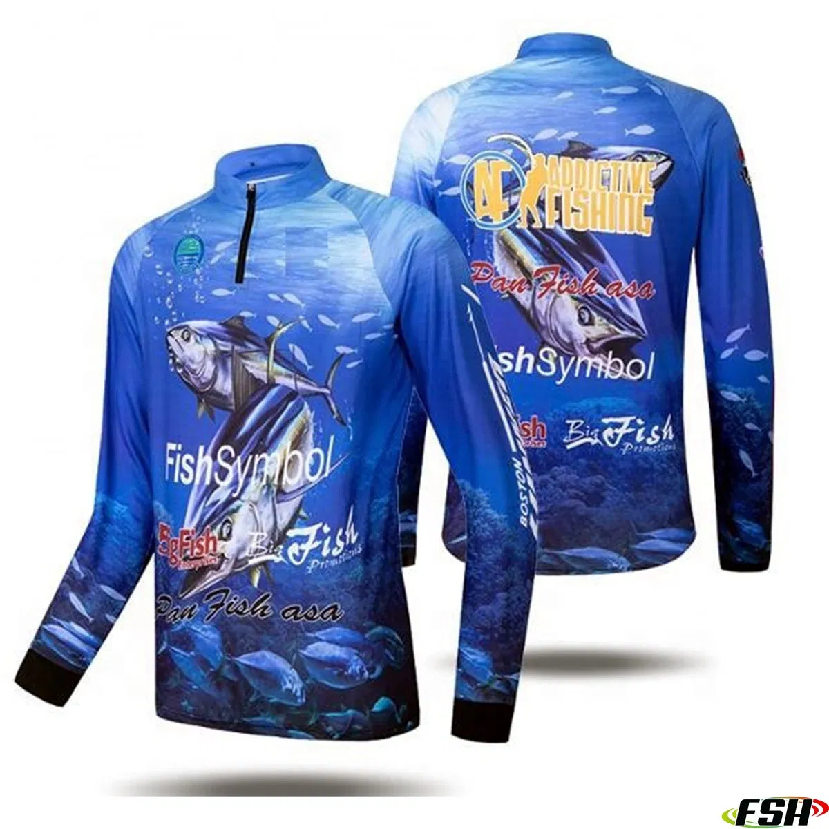 Custom Sublimated Fishing Wear Fishing Jersey