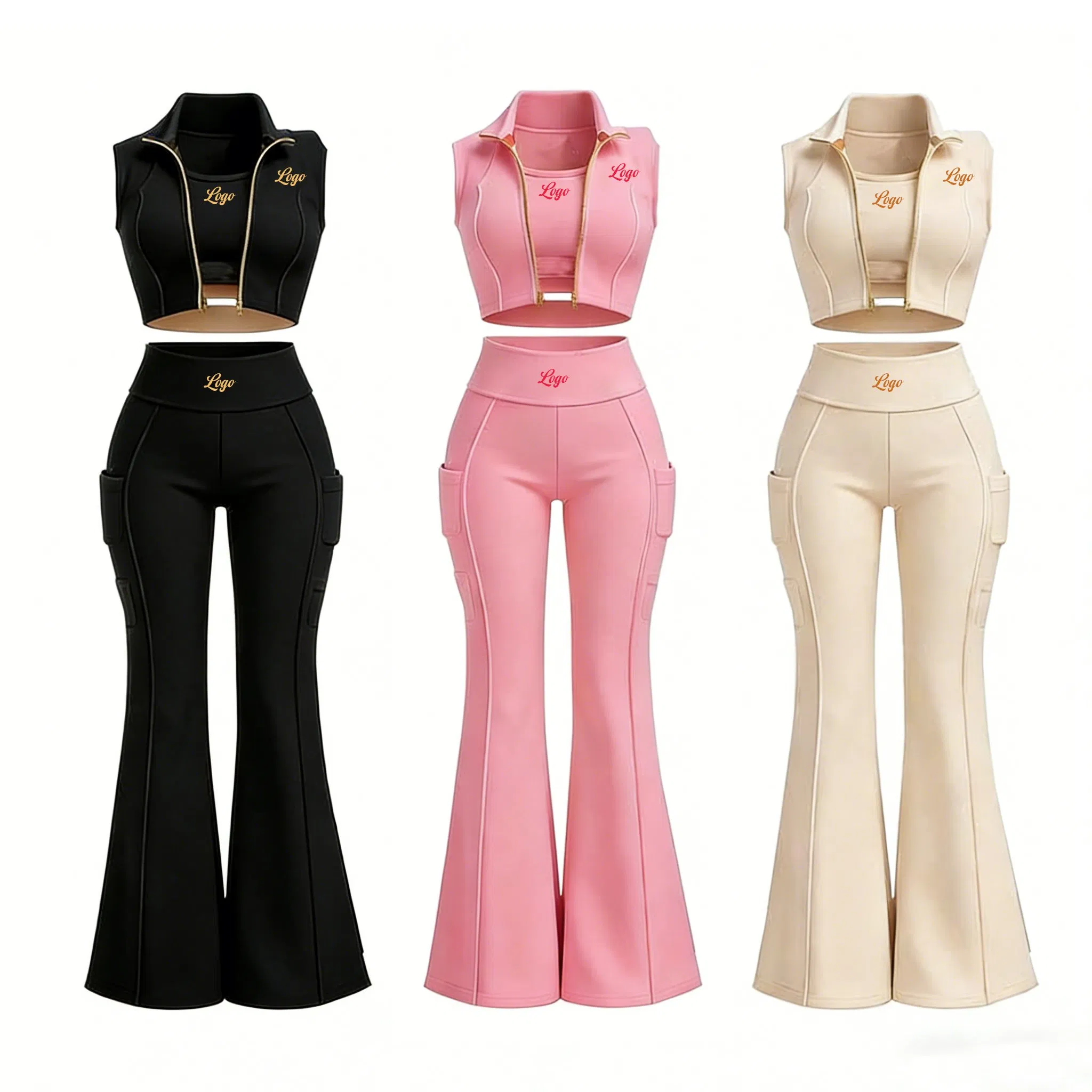 Custom Logo Women Active Wear Yoga Set