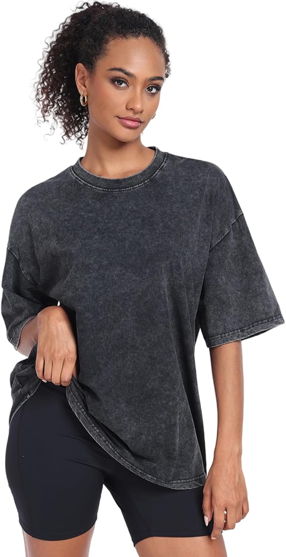 Women's Oversized T-Shirt Loose Fit Short Sleeve Tee Casual Streetwear Sportswear Summer Top Quick Dry Eco-Friendly
