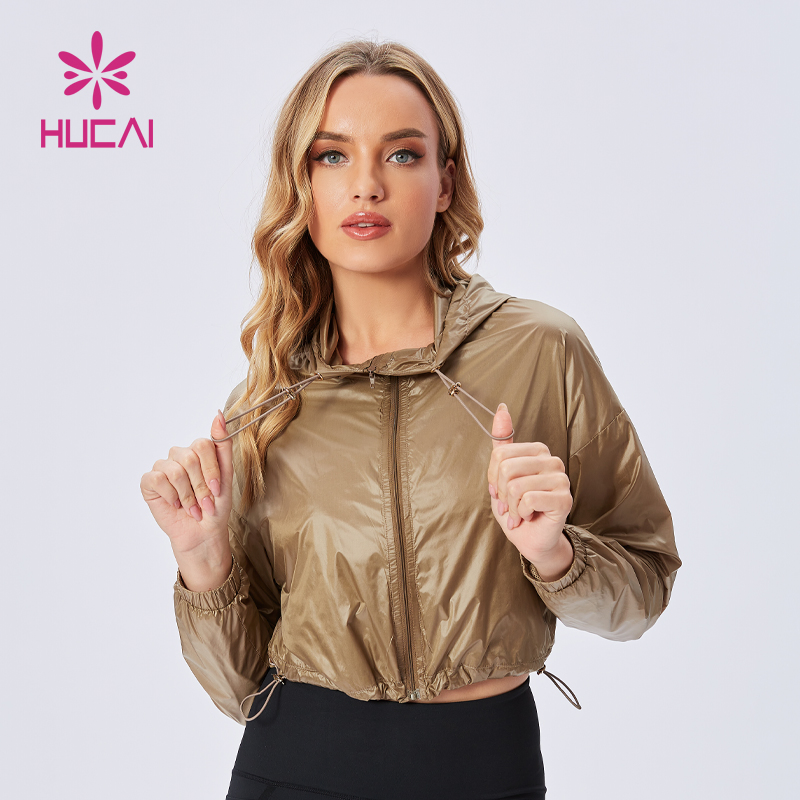 Wholesale Custom Street Wear High Quality Fitness Apparel Women Jacket