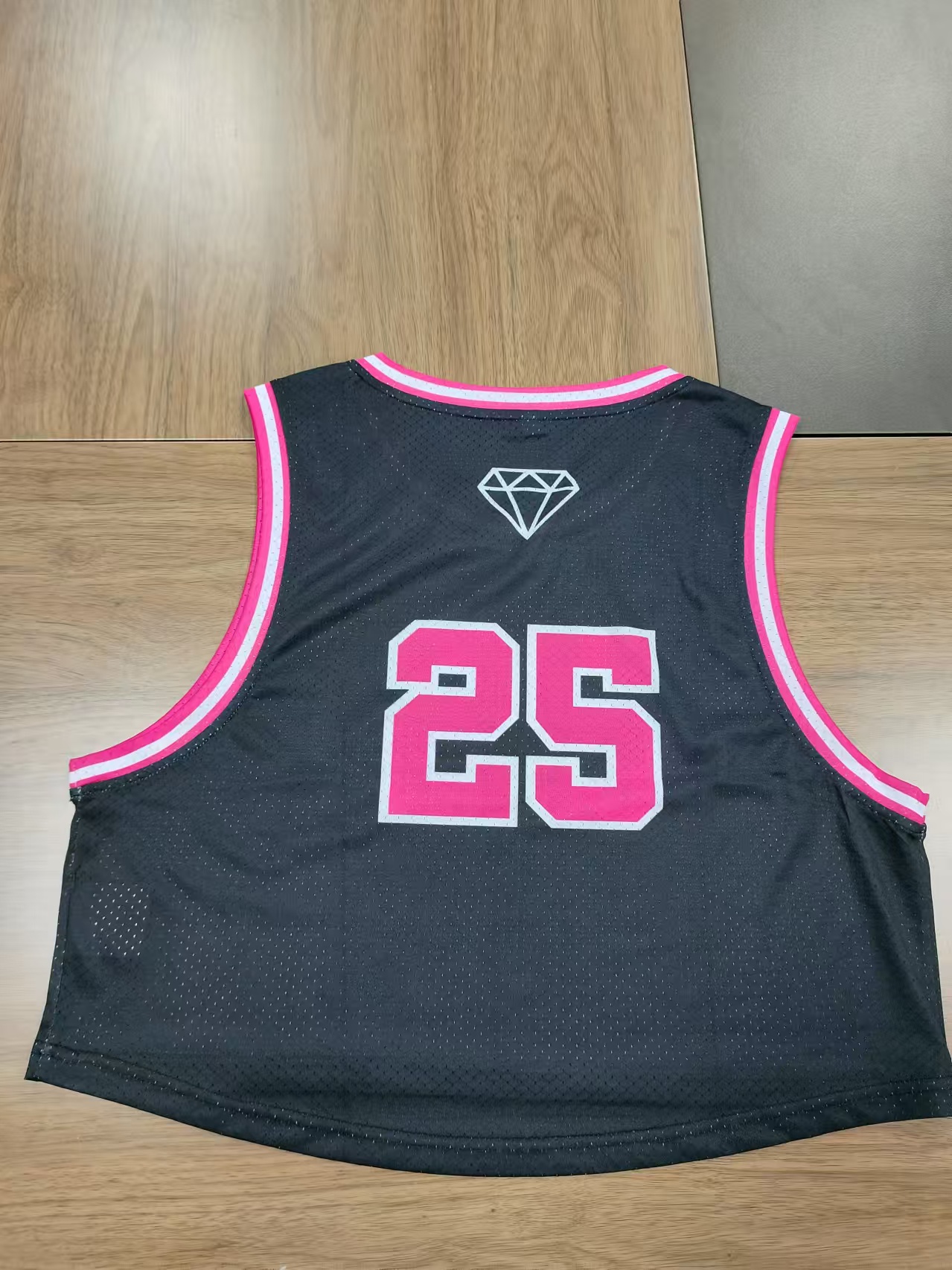 Pure Custom Logo Printed Summer Mesh Football Jersey Crop Top For Women Casual Crop Top Women Mesh Crop Tops For Girls
