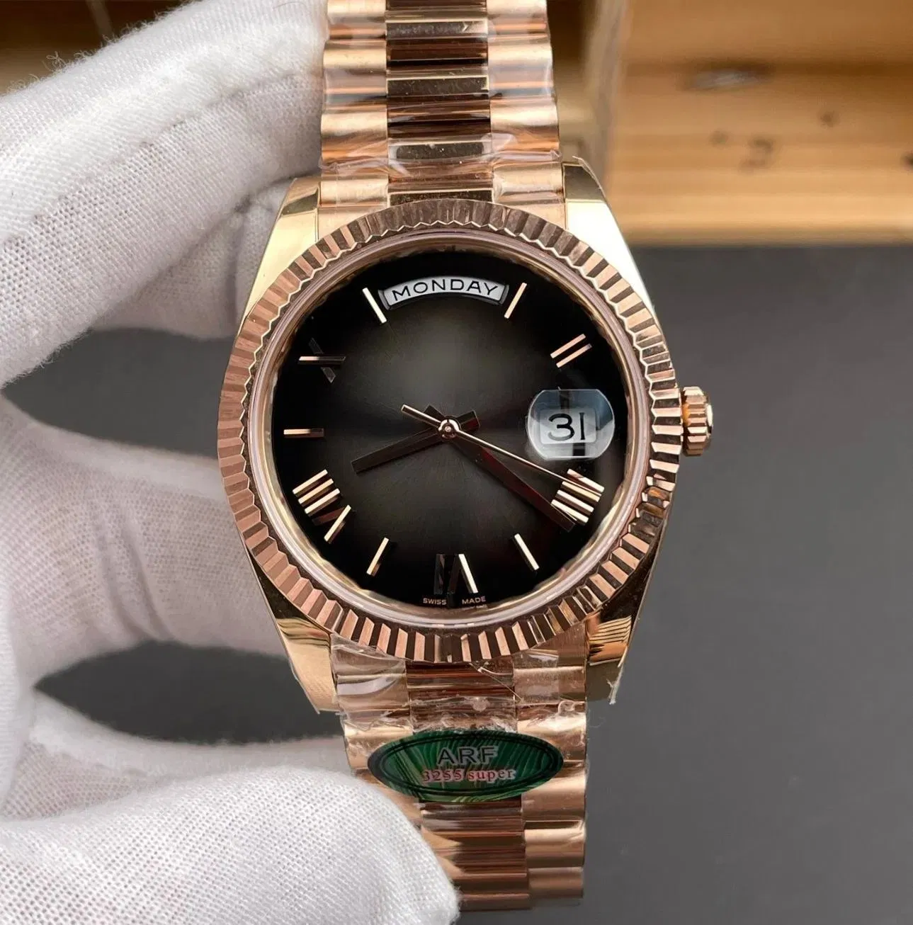 Factory Luxury Men's Watch Brand Watches 1: 1 Super Clone Swiss Movement 3255 Versatile Factory Wholesale