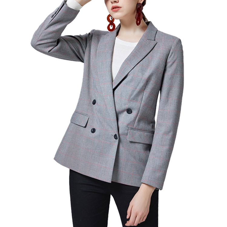 Can Export Low Price Wholesale Customizable Female Business Attire Formal Suit/2024 Women′ S Suit