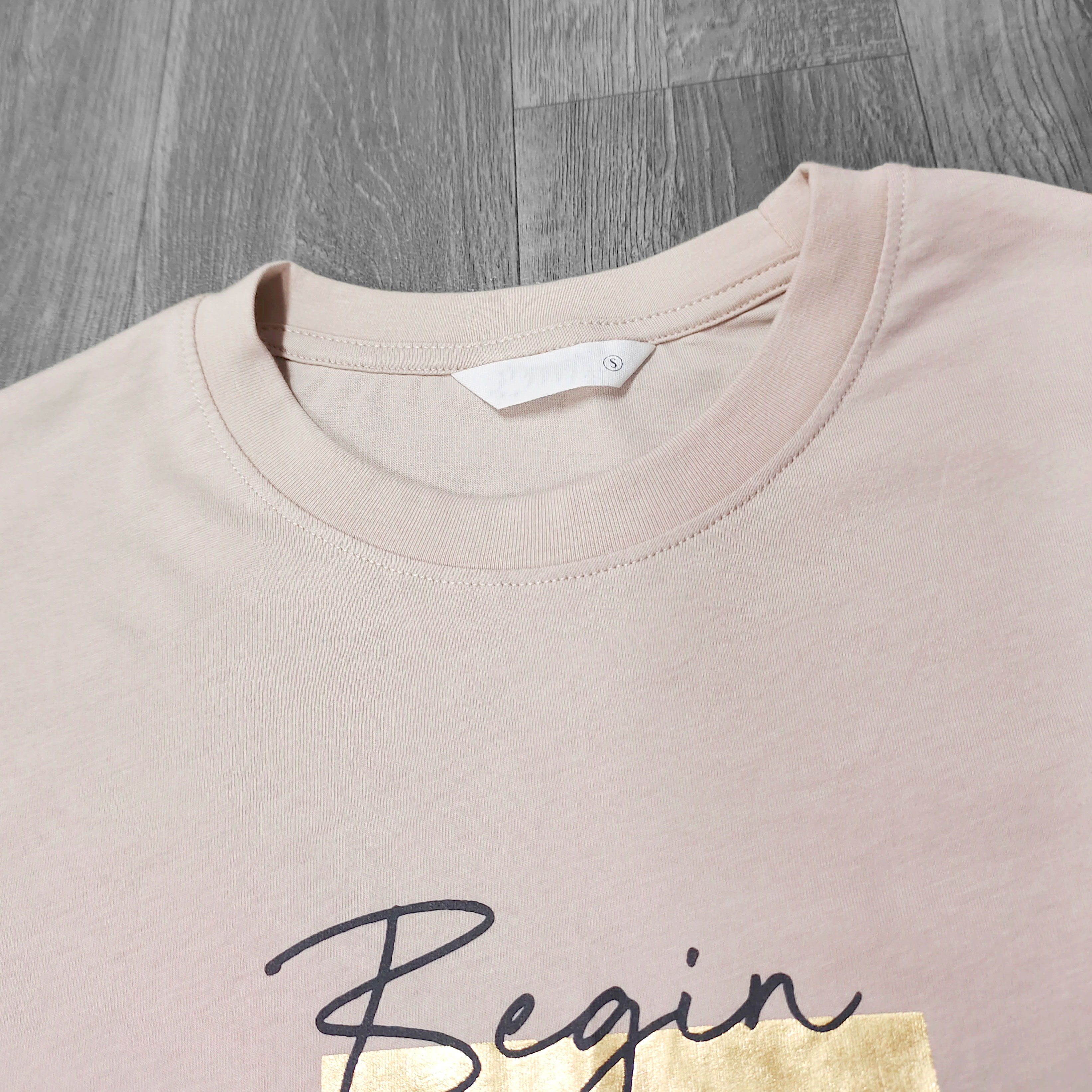 Summer T-Shirt for Women Bestselling Casual Women's Clothing Trendy Short-Sleeved Hot Gold T-shirt