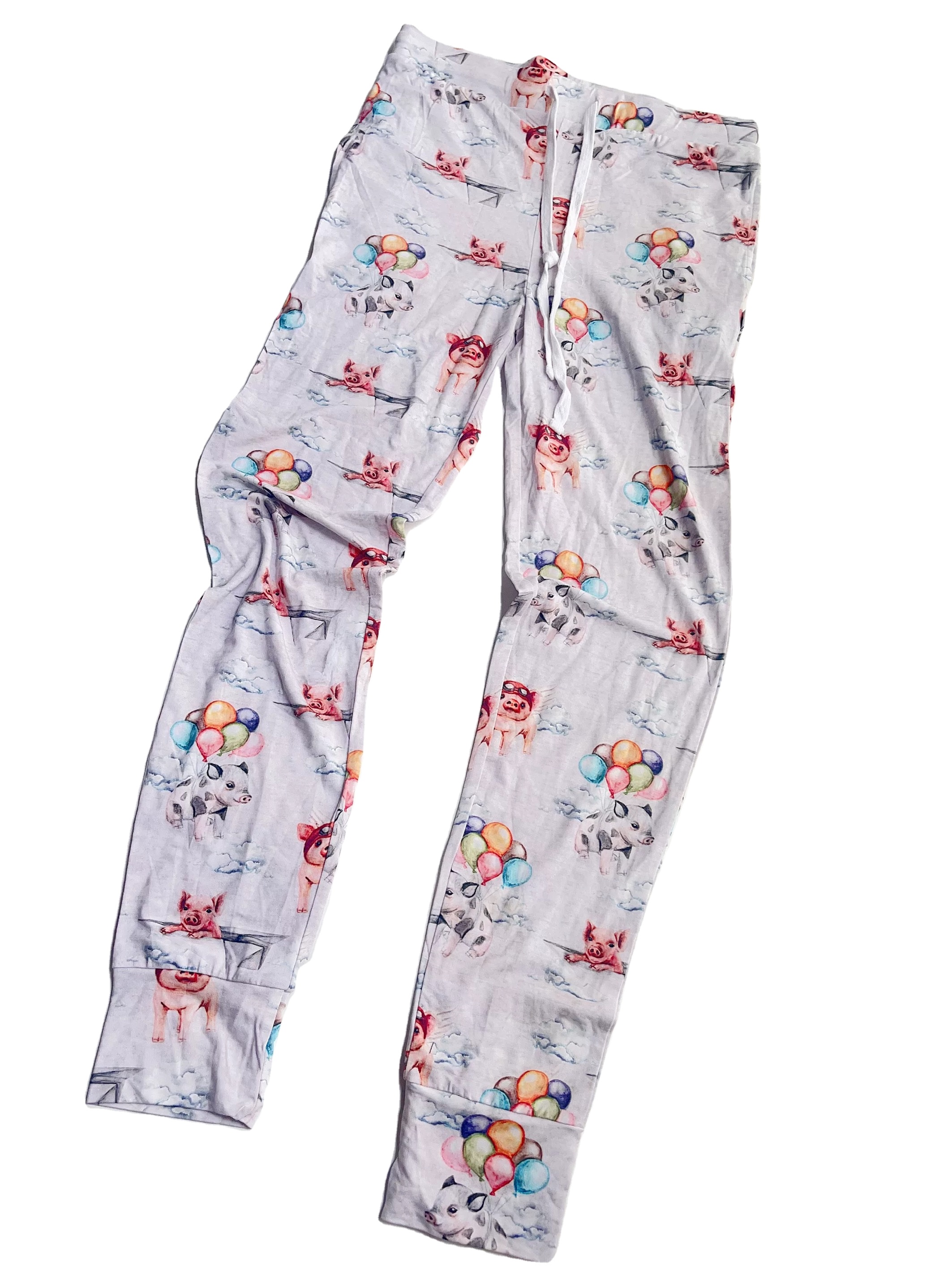 New Arrival Wholesale High Waist Women Leggings Custom Print Bamboo Adult Joggers Workout Cargo Joggers Pajamas for Women