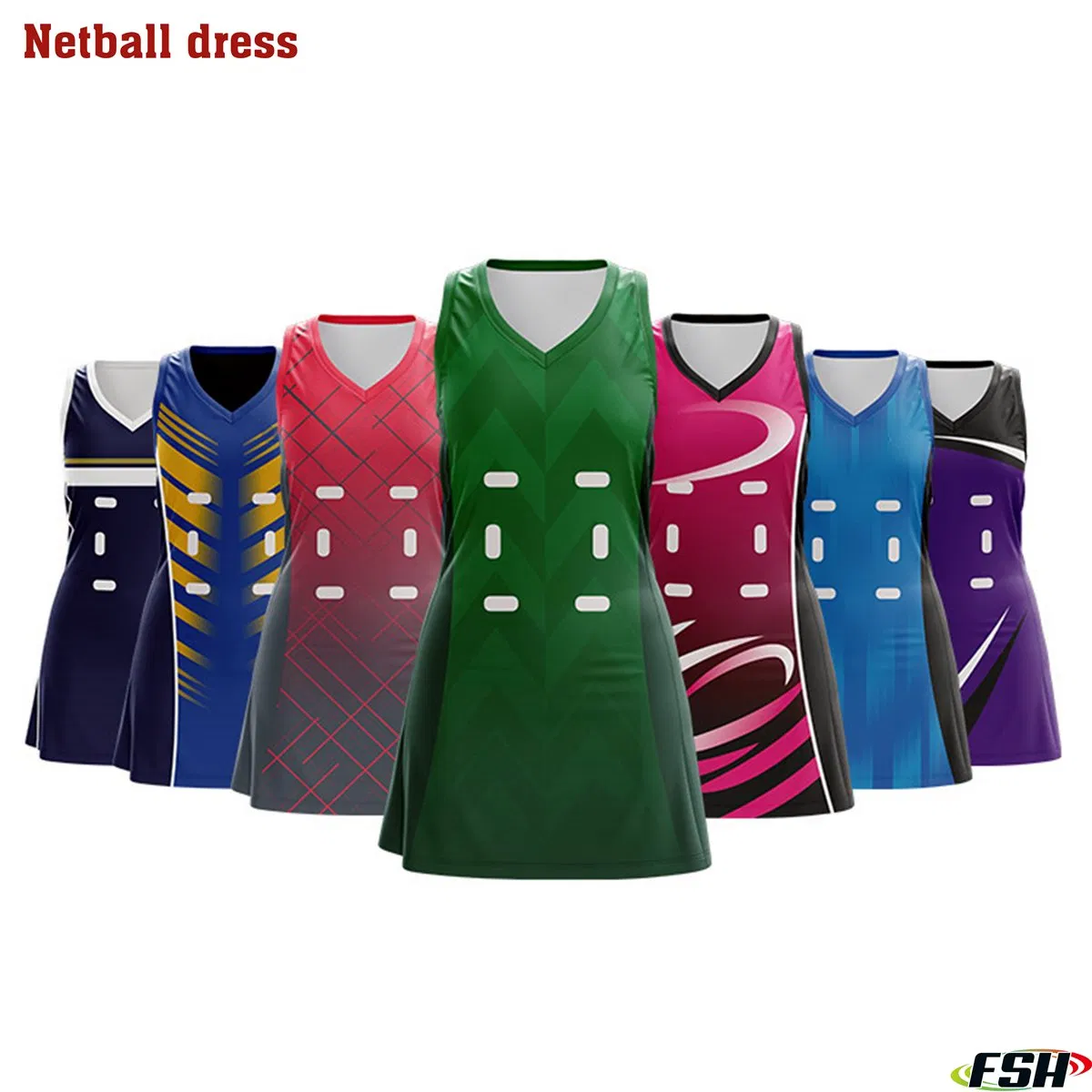 Hot Sale Custom Fitness Netball Dress Wholesale
