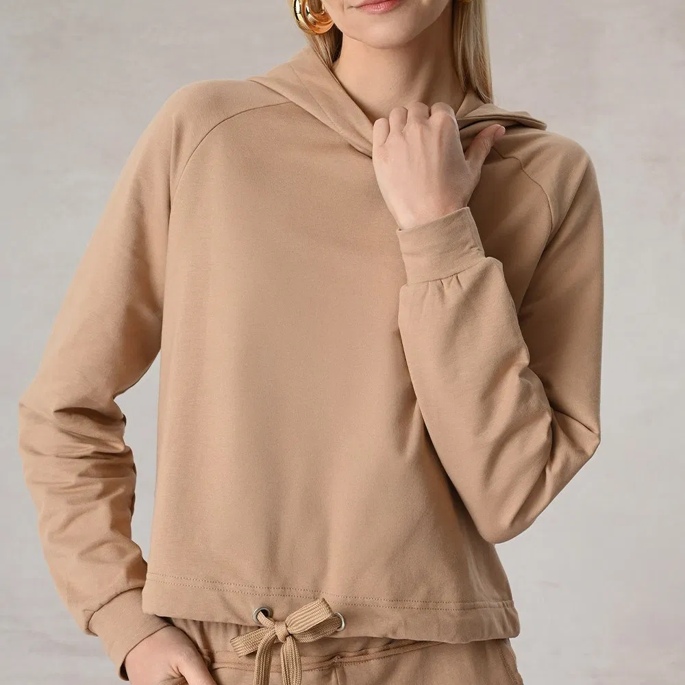 Customized High Quality Cotton Pullover Hoodie Custom Logo Women Hoodie Streetwear