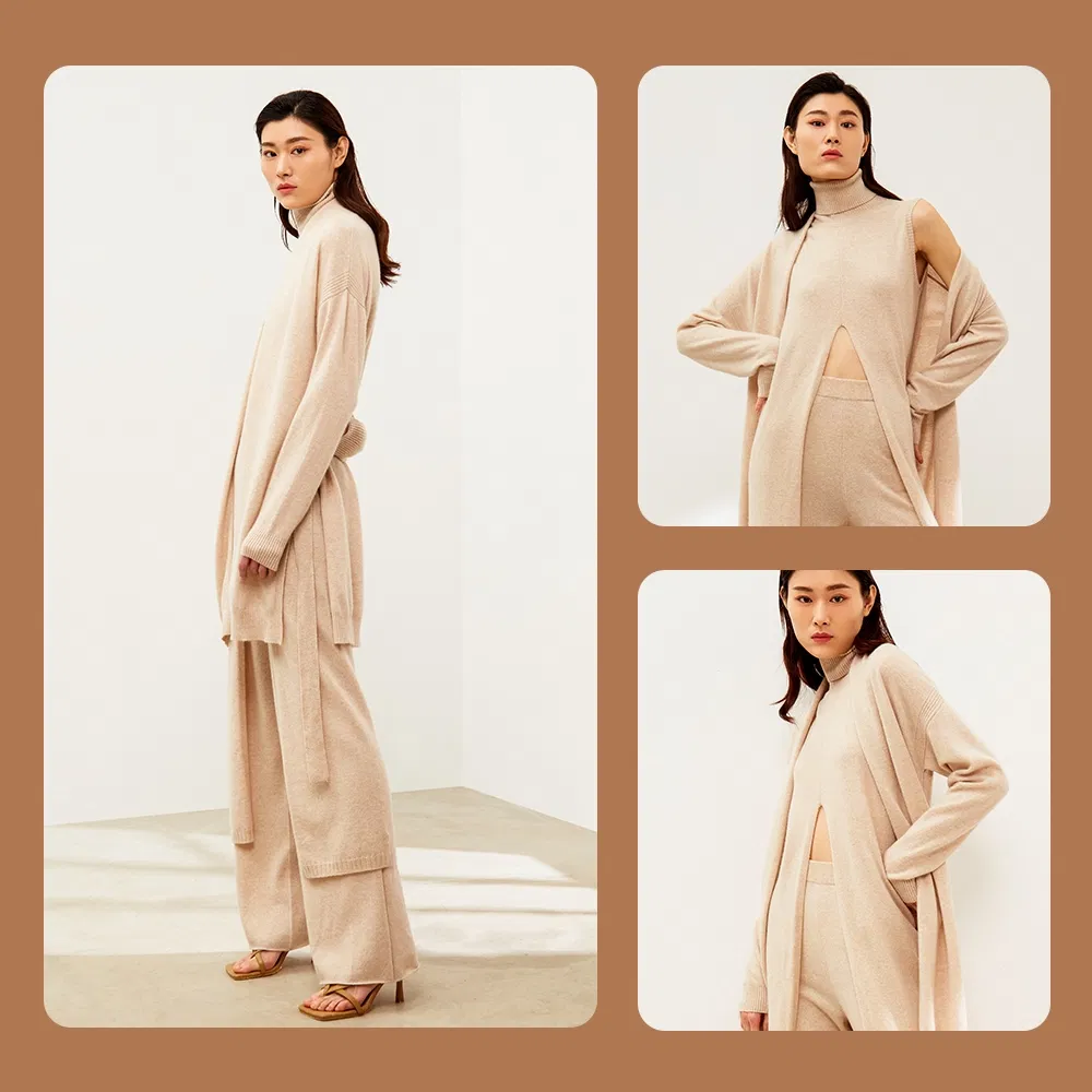 Women Knitwear Winter Causal Long Knit Sweater