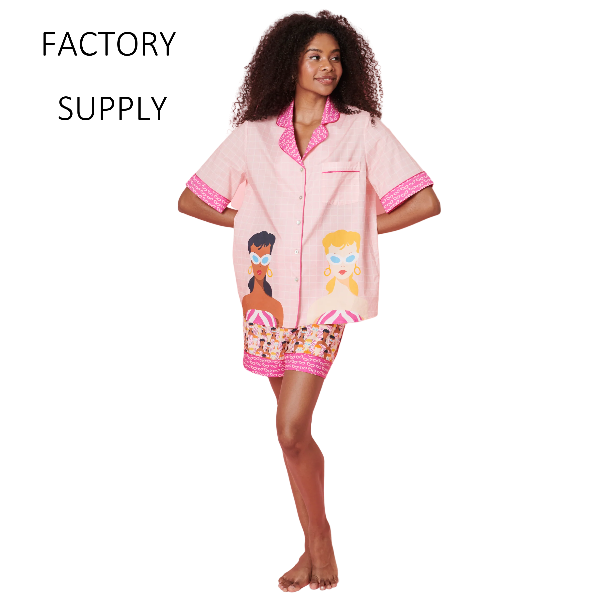 Clothing Manufacturers Direct Selling Eco Friendly Women'S Cotton Pajamas