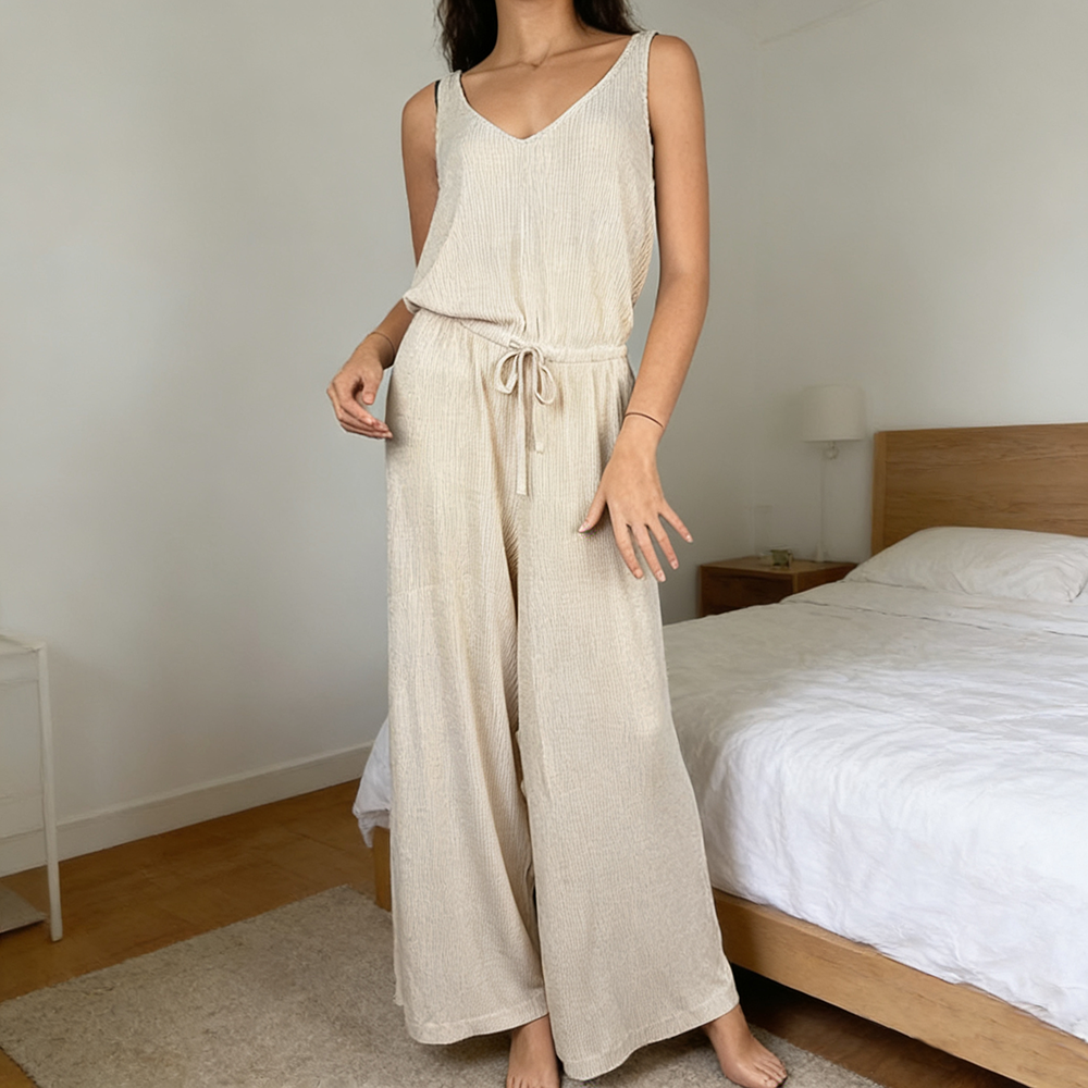 Women's Spring Summer Autumn Casual Spandex / Rayon Jumpsuit Stock