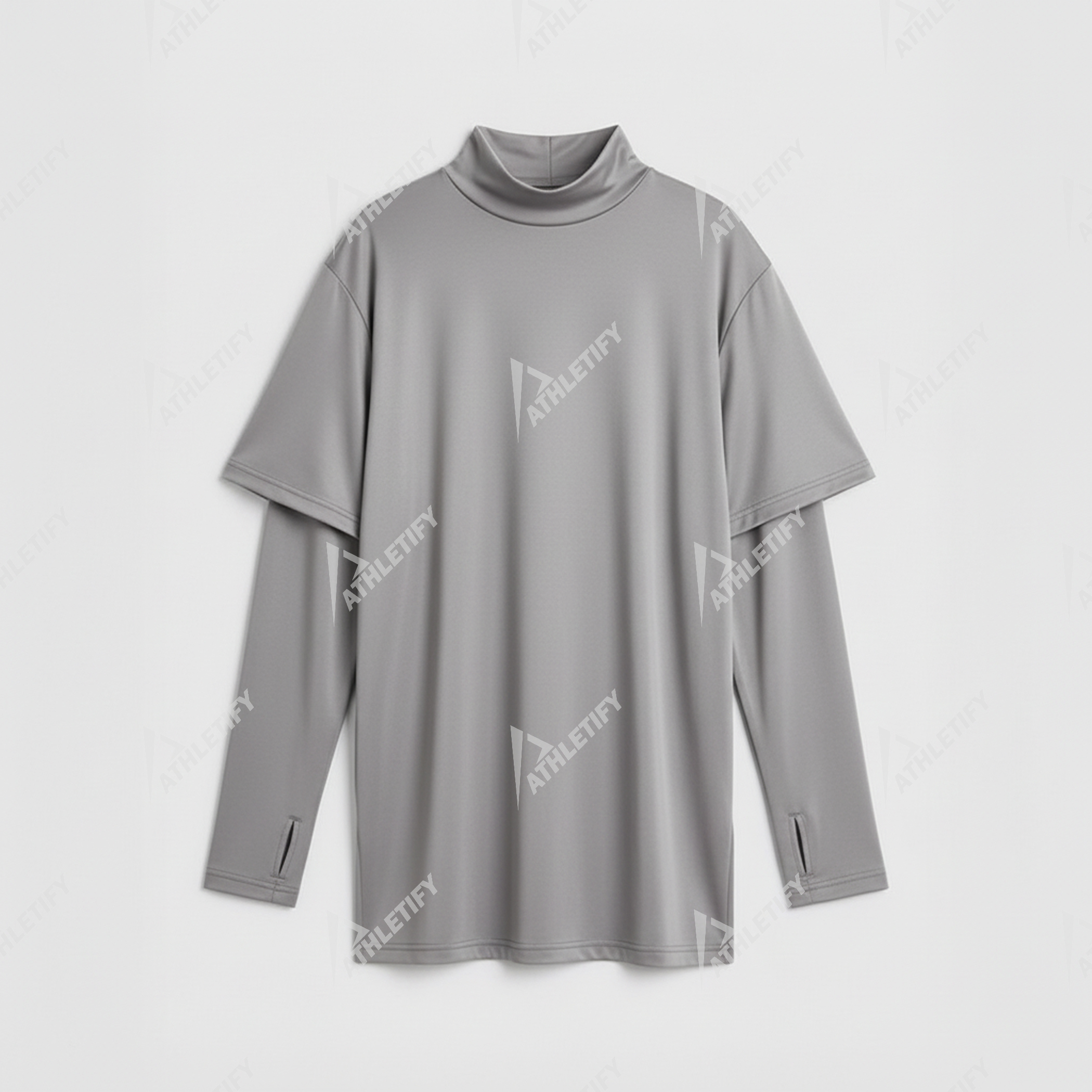 Fashionable Modest Muslim Womens Eco-Friendly UPF50+ 100% Polyester Sports Shirt Comfortable Activewear for Running Gym