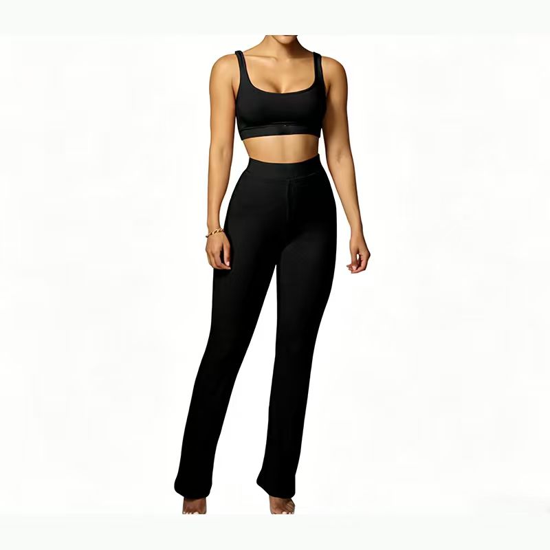 Hot Sale High Quality Solid Eco-Friendly Sports Bra Sleeveless Workout Wear Breathable Women