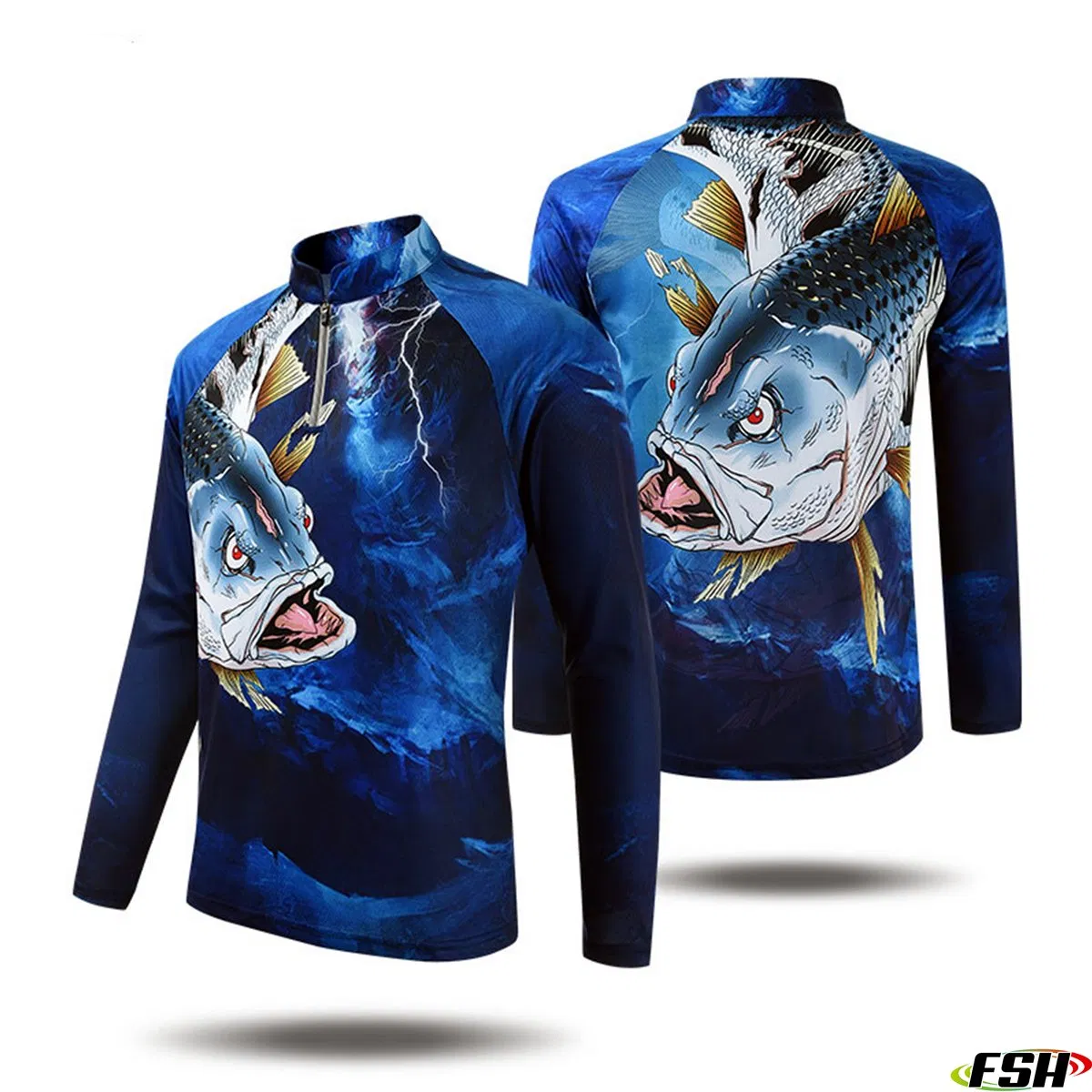 Custom Sublimated Fishing Wear Fishing Jersey