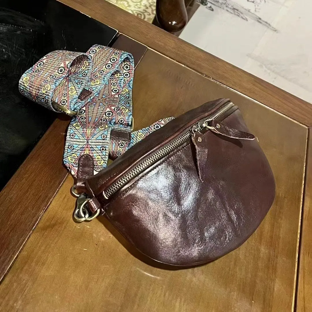 Chic Real Leather Crossbody Bag &amp; Briefcase for Modern Business Attire