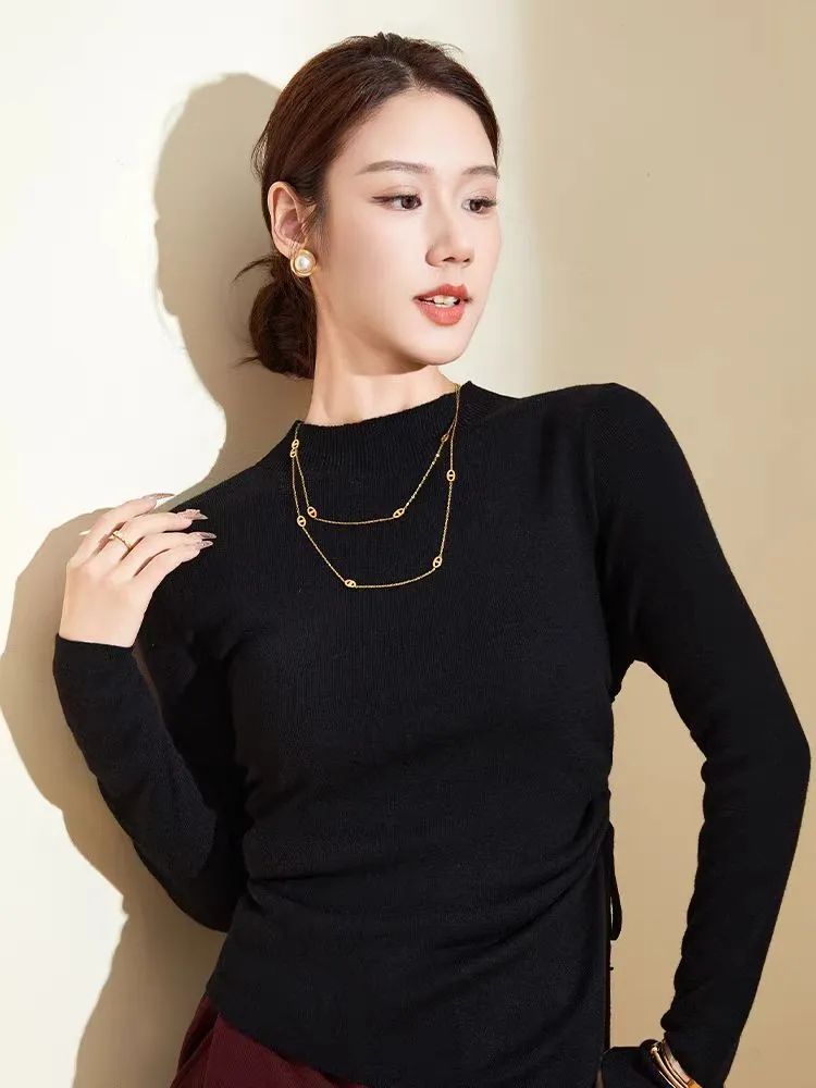 Women's Pullover Sweater Premium 100% Wool Knitting Wear