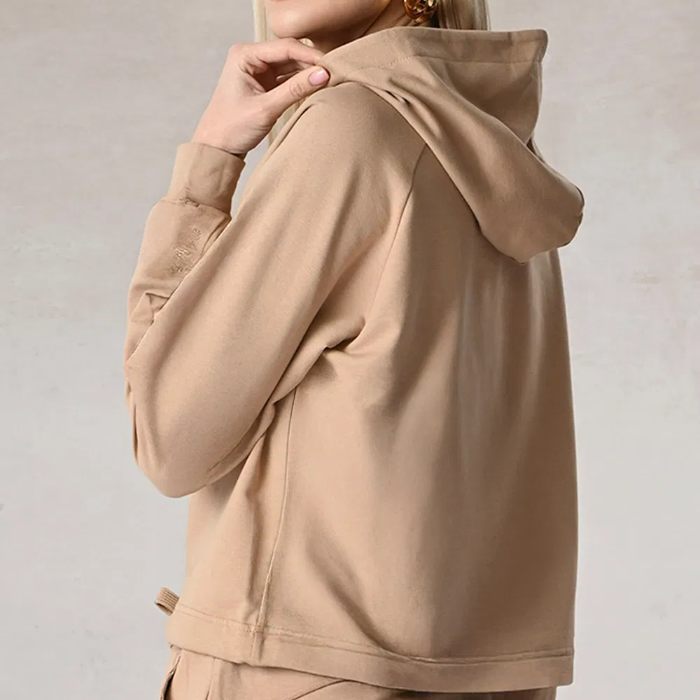 Customized High Quality Cotton Pullover Hoodie Custom Logo Women Hoodie Streetwear