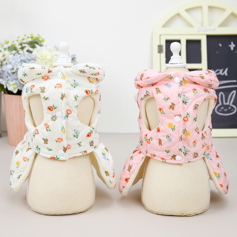 Wholesale Denim Fabric Lovely Dog Skirt Pet Cat Princess Dress Apparel