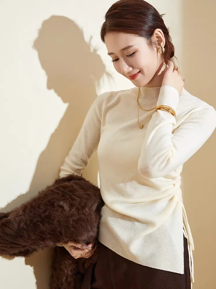 Women's Pullover Sweater Premium 100% Wool Knitting Wear