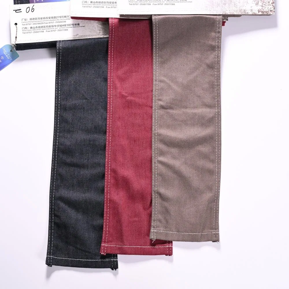 Colored Fade-Resistant Colorfast Denim Fabric for for Women' Apparel