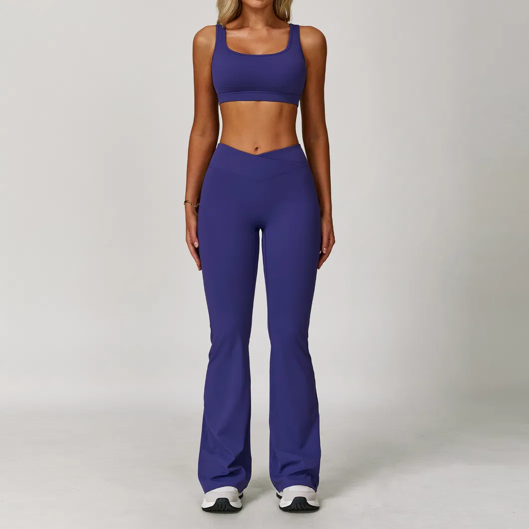 Super Quality Custom Logo Gym Fitness Set Shirt Sportswear Activewear for Women