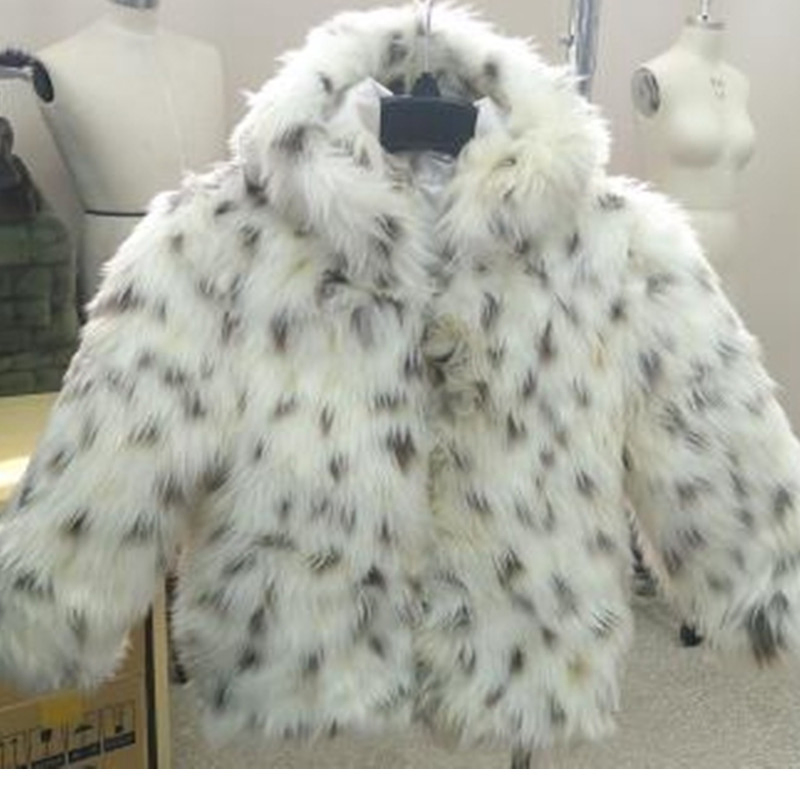 Winter Women Faux Suede Leather Jacket Wool Fur Outer Wear