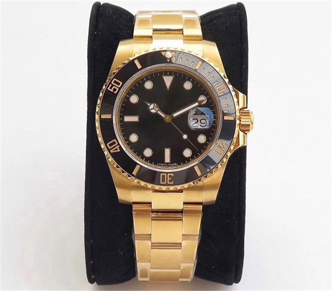 Luxurious and Exquisite Men's Watch with Ceramic Bezel, 40mm Dial, Sapphire Crystal, Automatic Mechanical Movement, Stainless Steel Case, with Luminous Features
