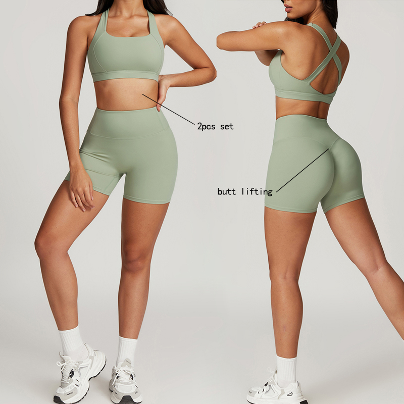 2PCS Custom Gym Clothes Set