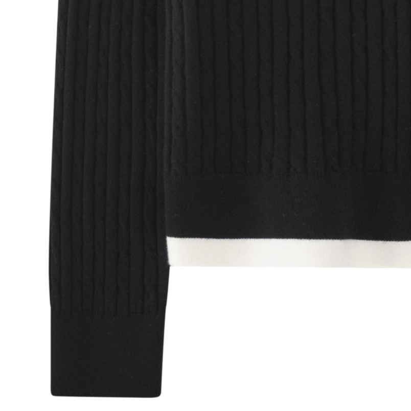 a Versatile Knitted Sweater for Women's Daily Wear
