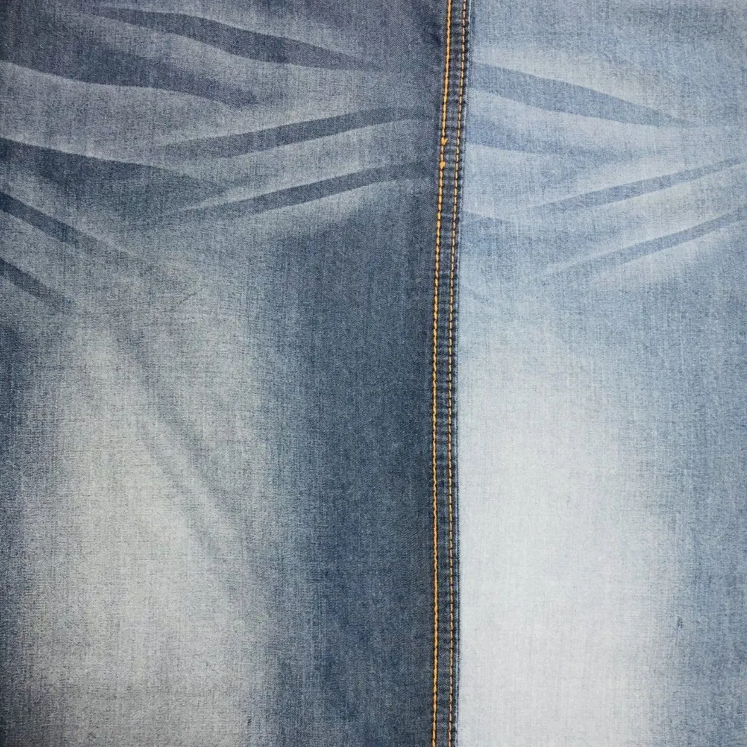 Lyocell blend denim fabrics wash out effectiveness