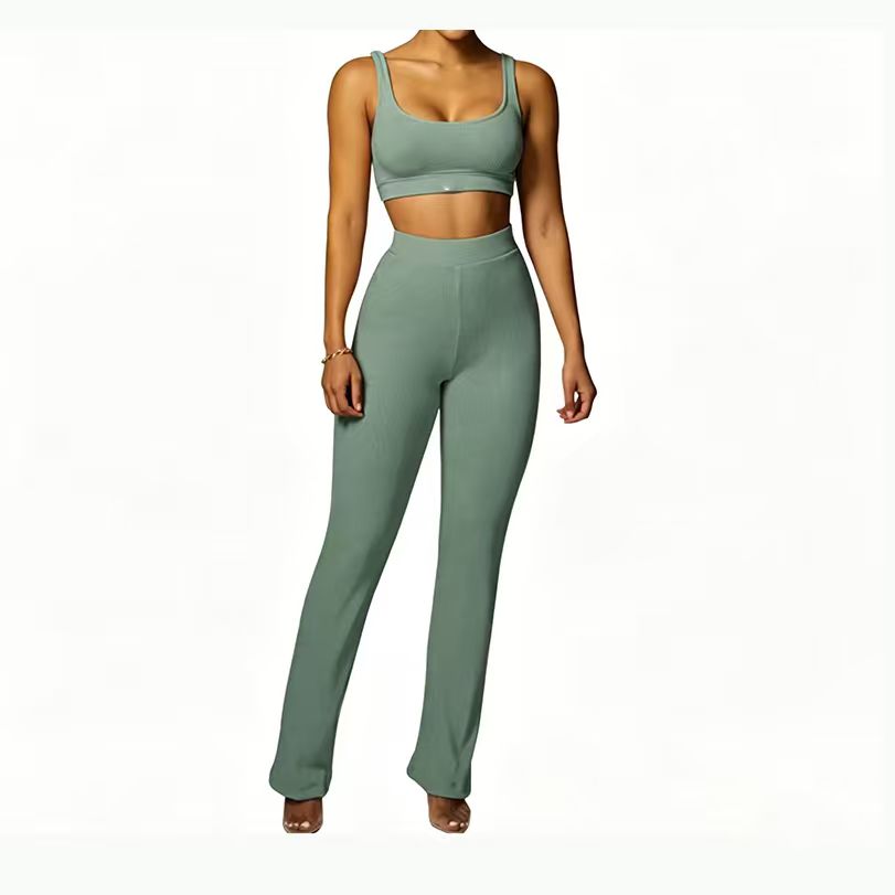 Hot Sale High Quality Solid Eco-Friendly Sports Bra Sleeveless Workout Wear Breathable Women