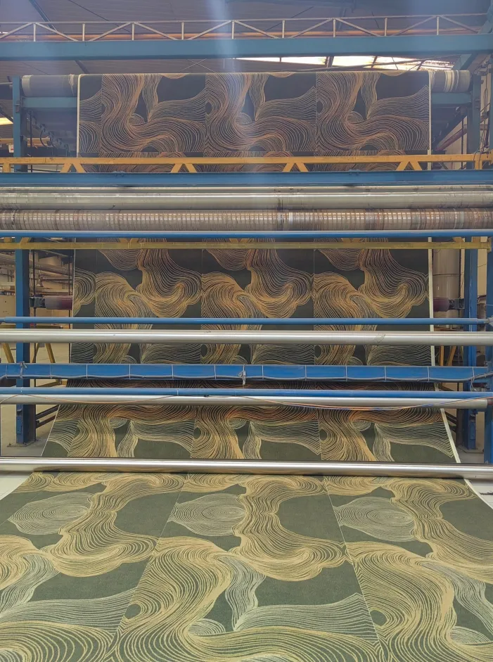 Complete carpet production line