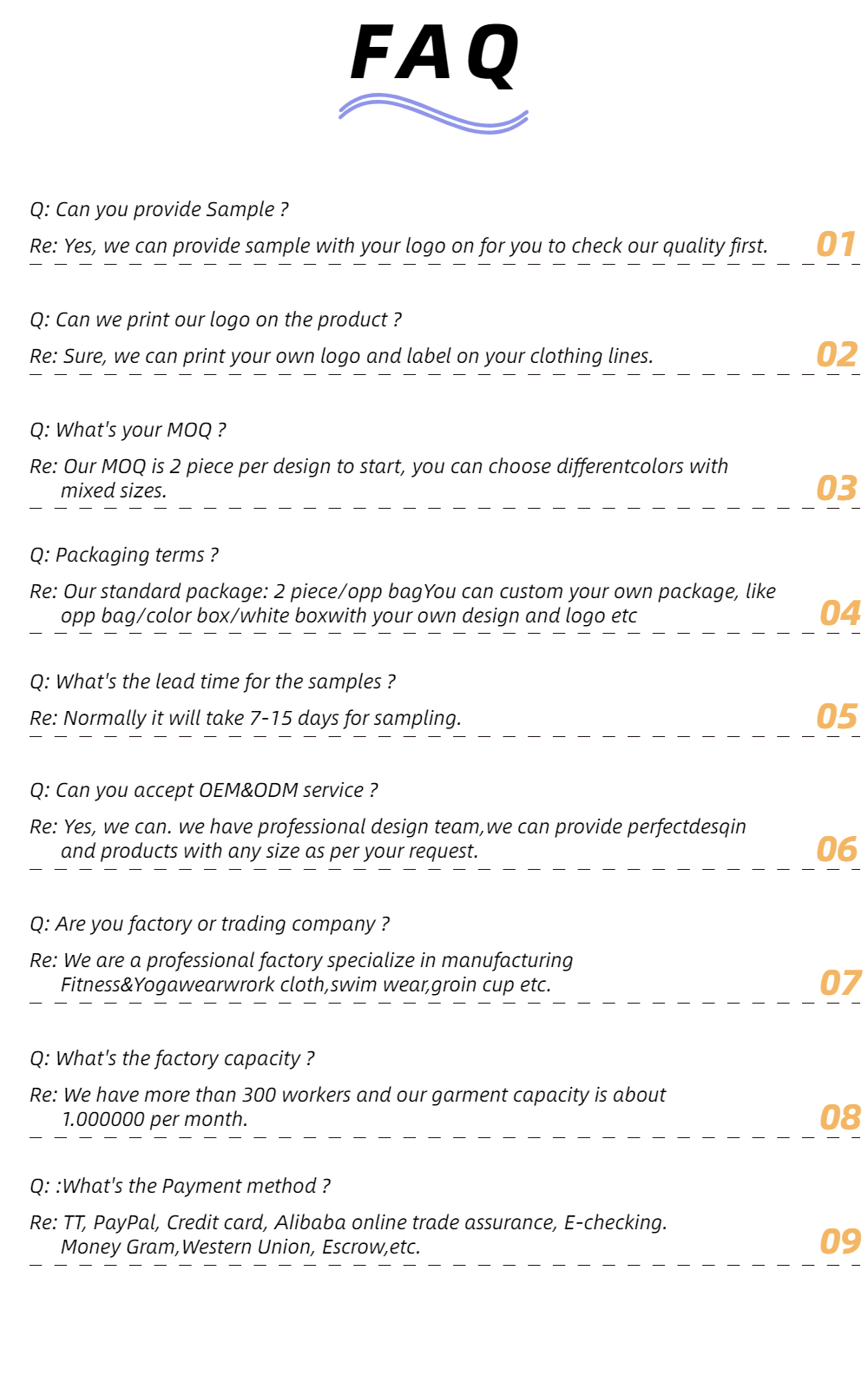 FAQ Info Section